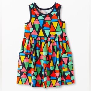Hanna Andersson Cotton Sleeveless Pocket Dress 3T
